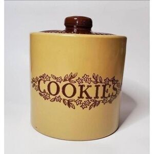 Vintage Monmouth Pottery Cookie Jar